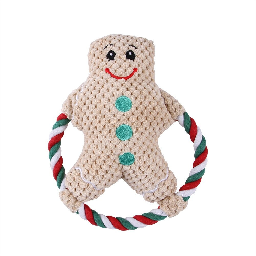Christmas Fleece Toy Sound Dog