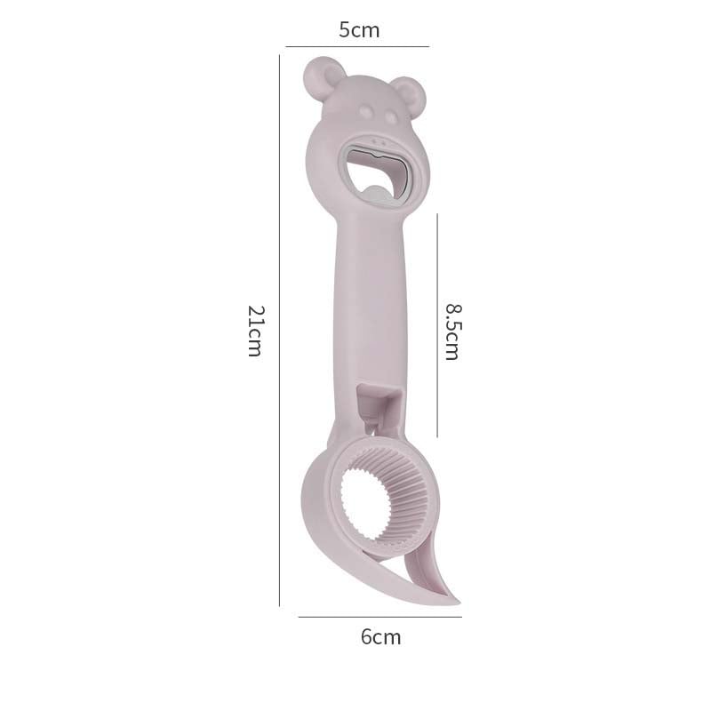 1 Pcs 4 in 1 Multi Function Can Opener Bottle