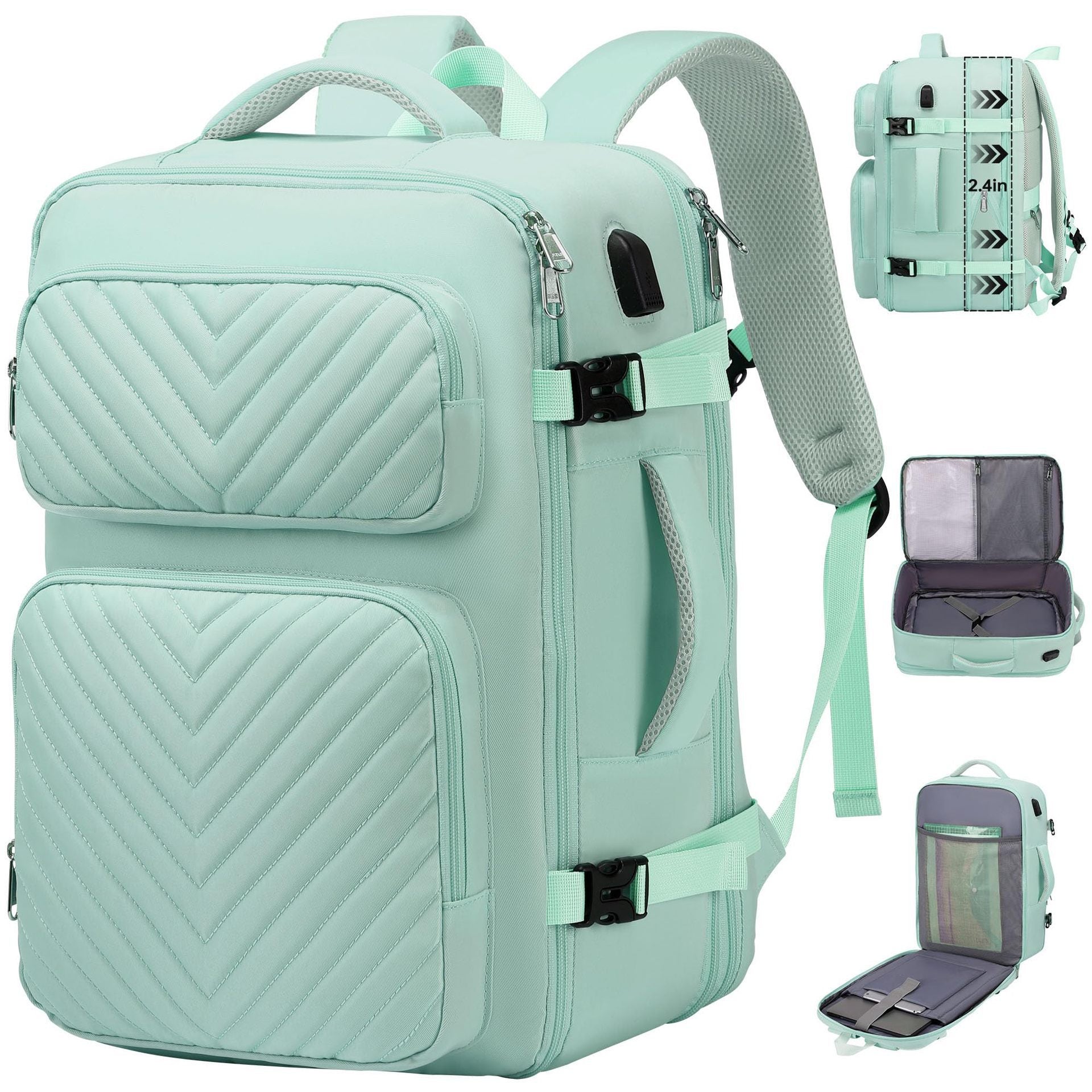 Trendy Large Capacity Women's Oxford Cloth Comter Backpack