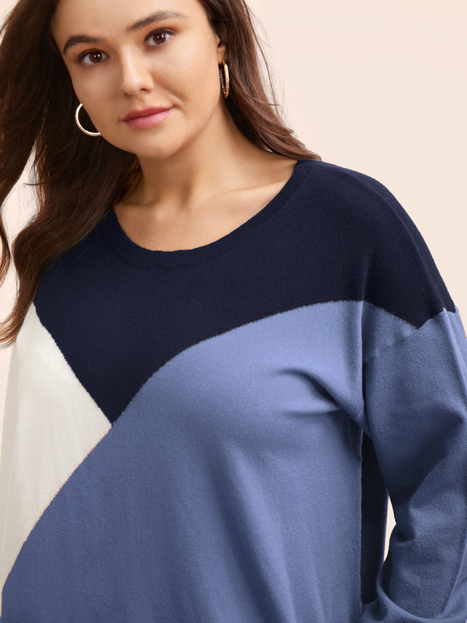 Supersoft Essentials Colorblock Contrast Pullover