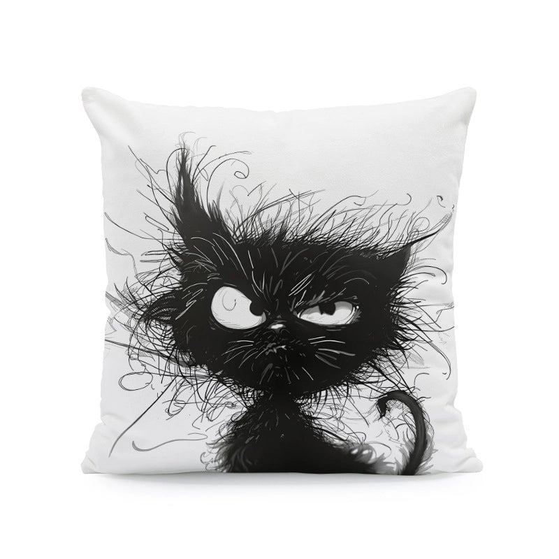 Cute Cat Super Soft Pillow Cases Couch & Sofa Decor