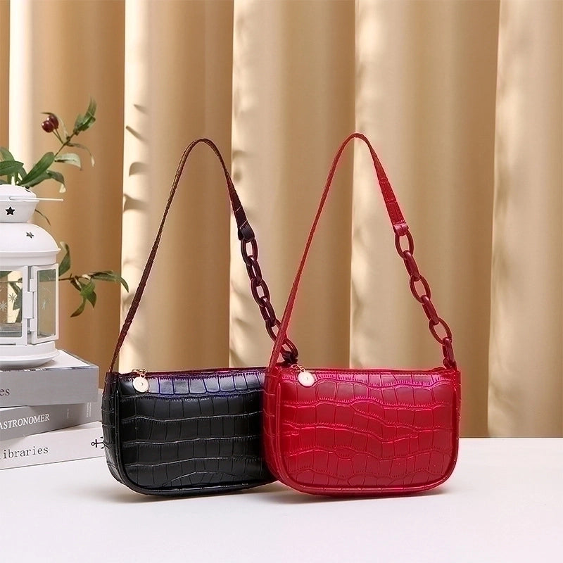 Underarm Bag 2021ladies Handbags Crocodile Pattern Underarm Bag Fashion Trending Women's Shoulder Bag
