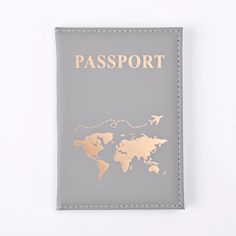 Popular Plain Skin PU Passport Protective Cover Passport Holder Machine Ticket Holder Passport In Stock Factory Direct Sales