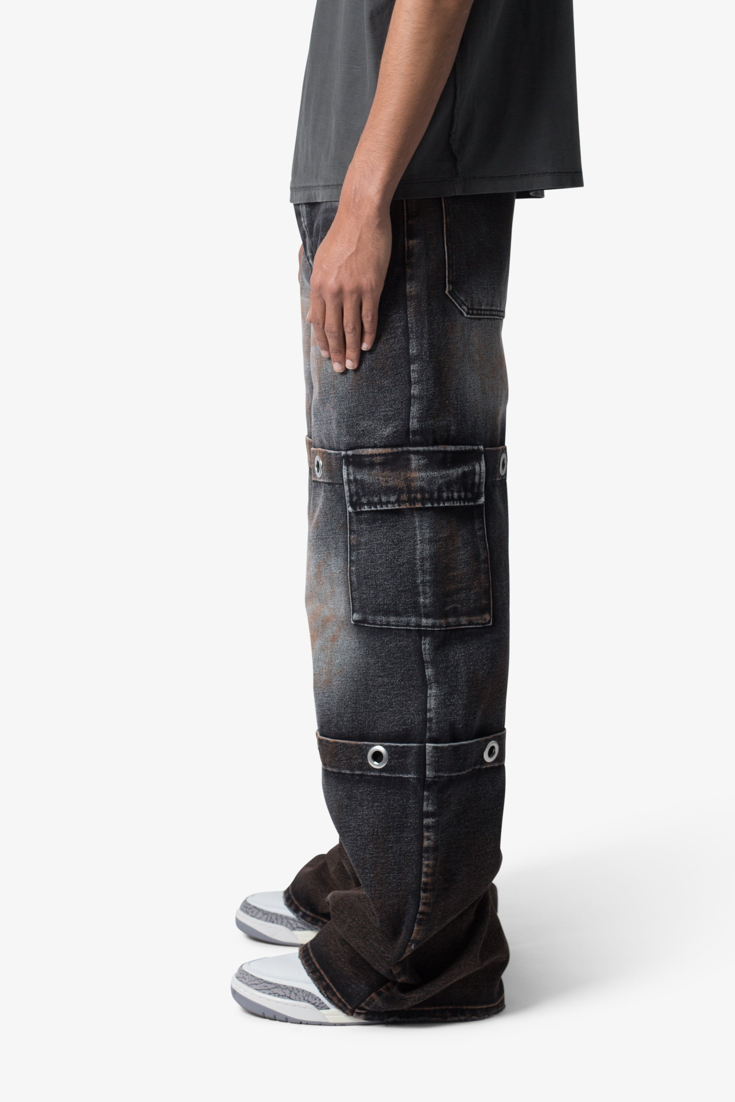 Void Baggy Ring Denim - Washed Black