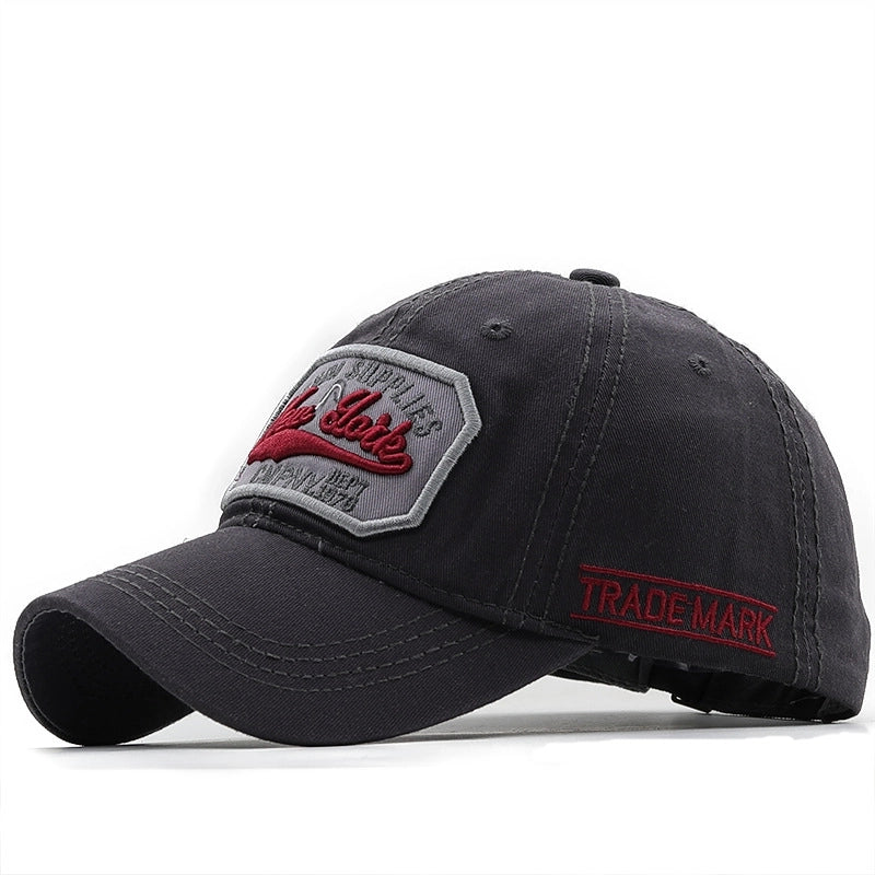 Letter Embroidered Baseball Cap Sun Shade Cap