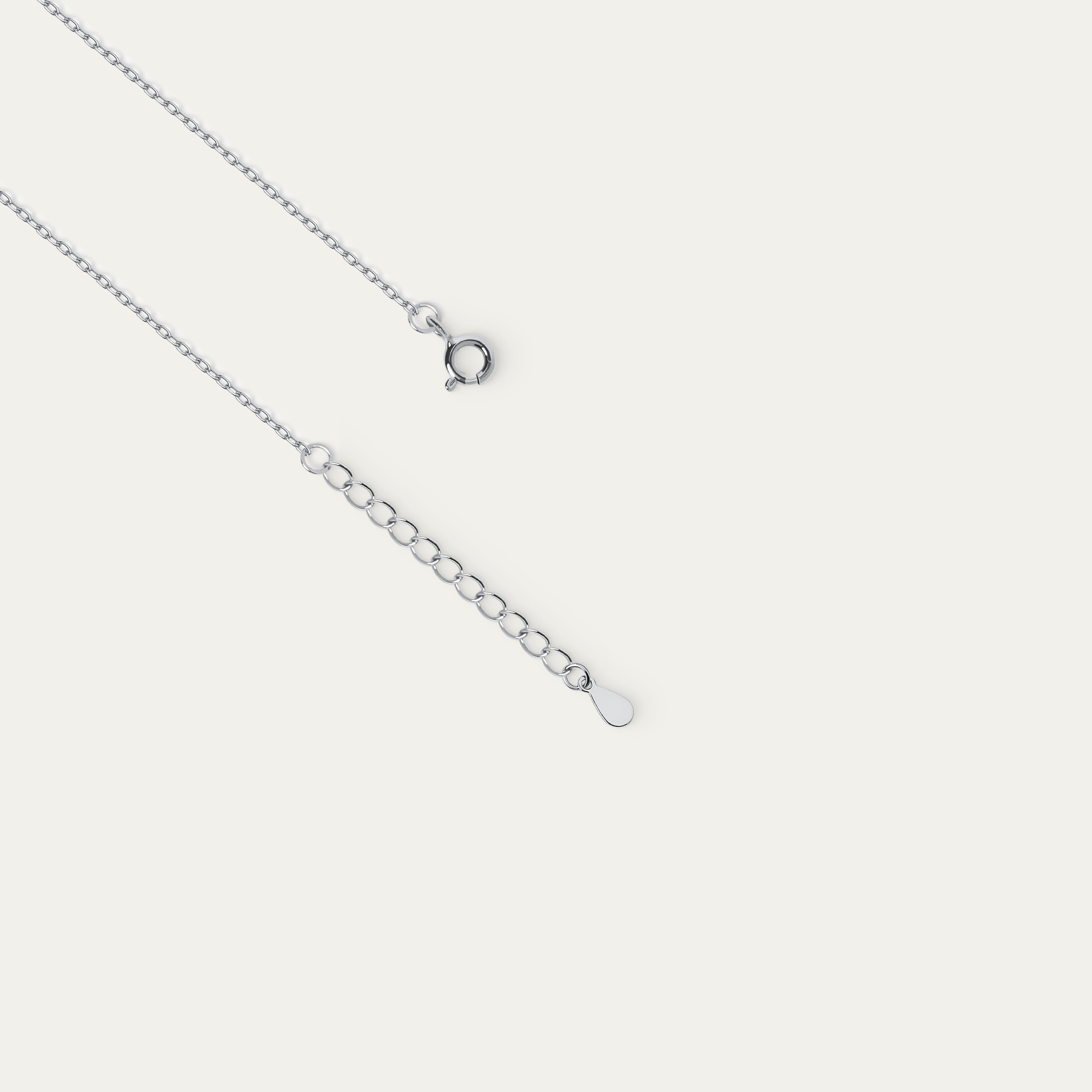 Lele 1.0ct Moissanite Necklace (925 Sterling Silver)