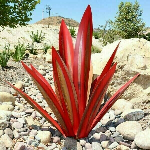 ROMOTION 49% OFF - 🌵Anti-rust Metal Led Tequila  Agave Plant-Perfect for garden