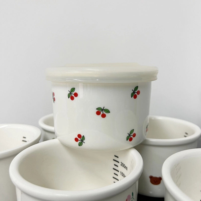 Ceramic Insulation Preservation Silicone Cover With Scale Tableware