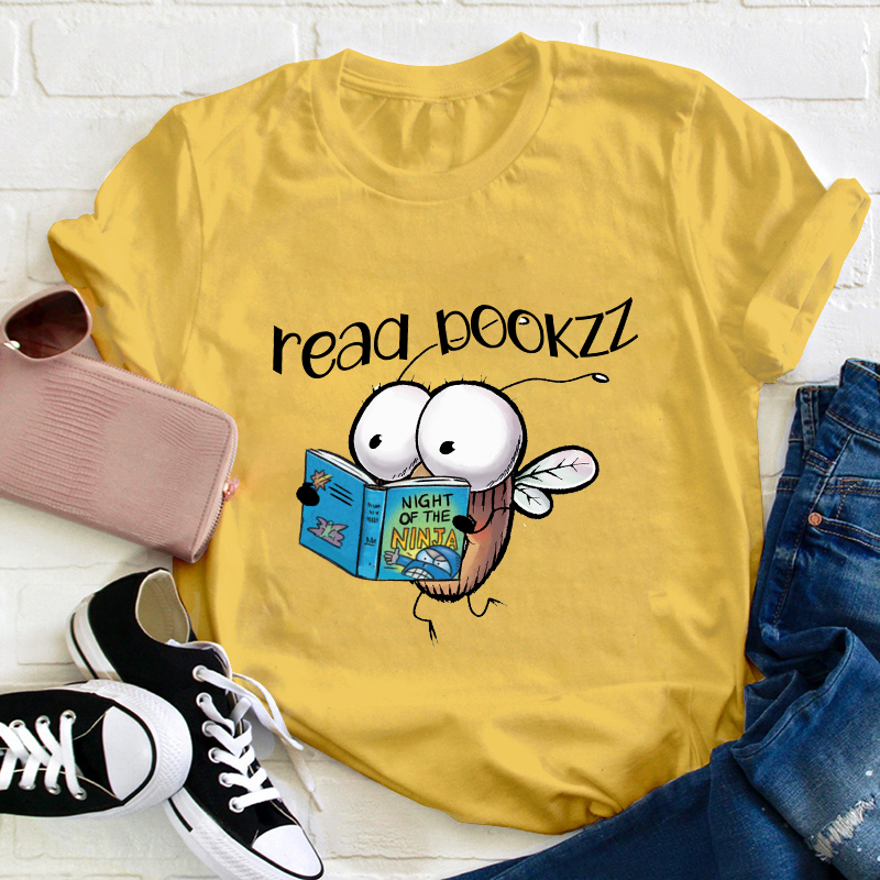 Read Bookzzz Teacher T-Shirt