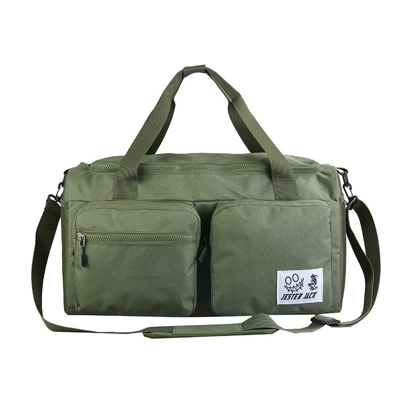Unisex Streetwear Solid Color Oxford Cloth Travel Bags