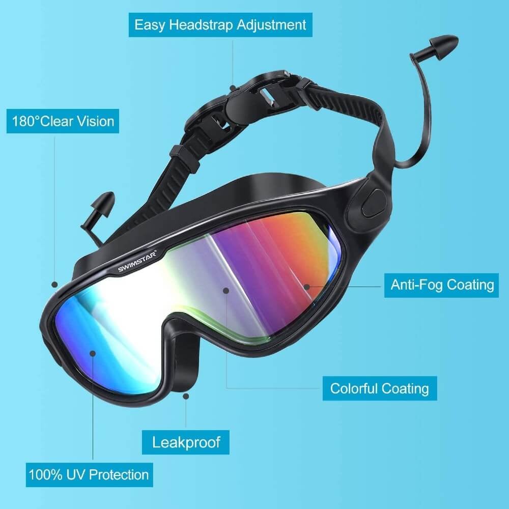 48% OFF 🥽Swim Goggles with Ear Plugs UV Protection No Leaking Anti Fog Lens Swimming Glasses(BUY 2 FREE SHIPPING)