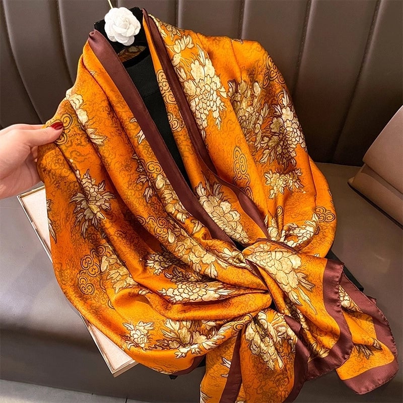 Fashion Silk Scarf (707 Main Color) Nhcj0164-707 Main Color