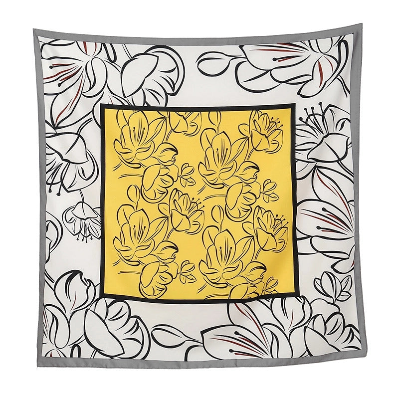 Women's Streetwear Flower Polyester Printing Shawl