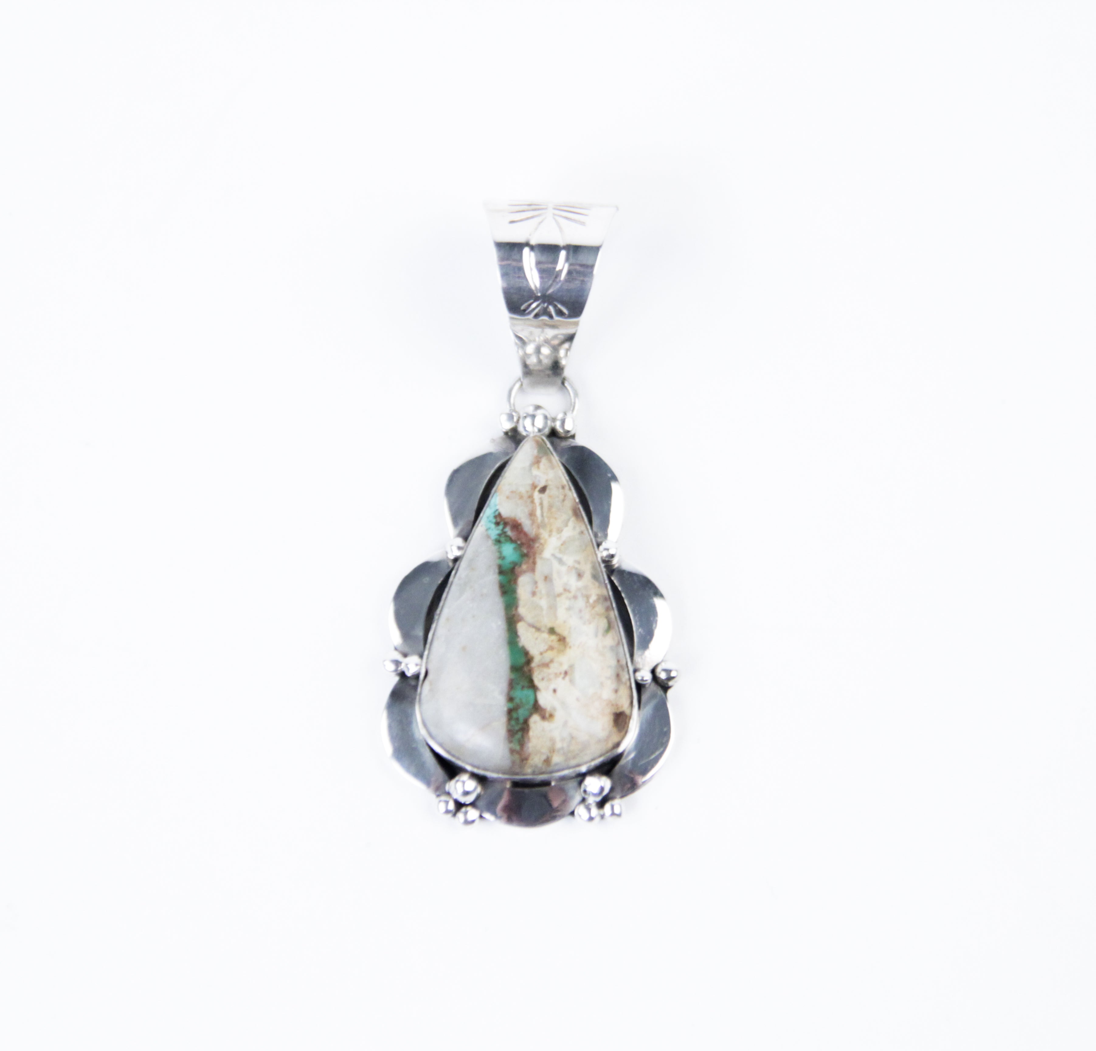 Brown Boulder Turquoise Pendant