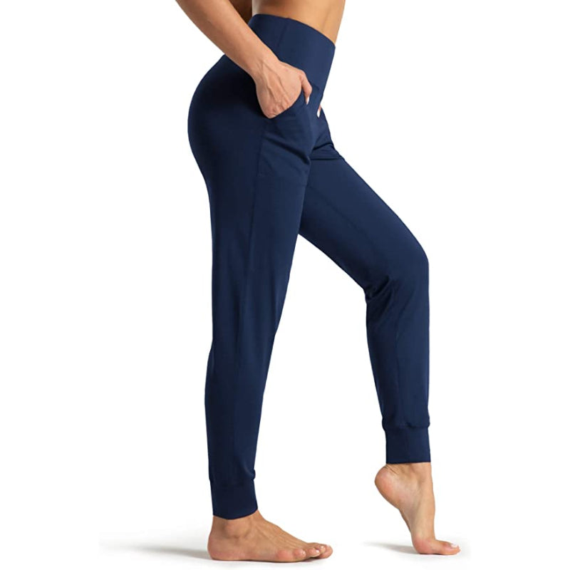 Joggers For Women High Waist Active Sweatpants Lightweight Tapered Lounge Yoga Athletic Pants With Pockets