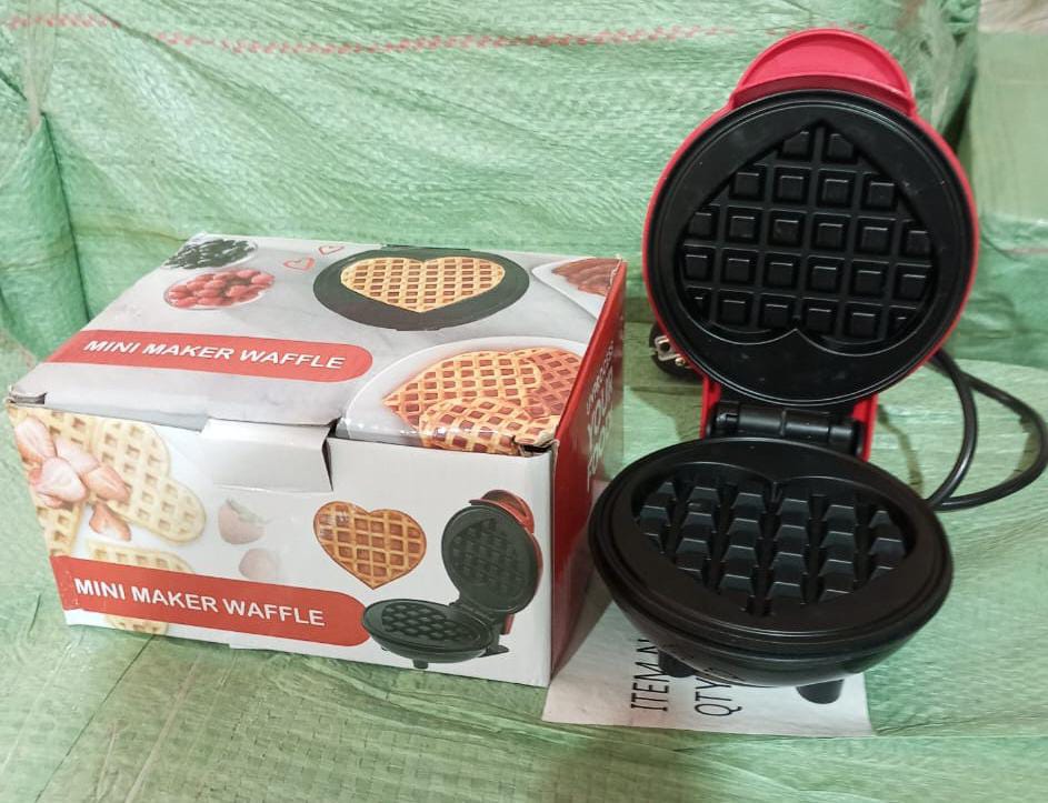 Mini Waffle Maker Machine Waffle Iron Home Appliances Kitchen Gift Easy To Clean. On-Stick Surfaces. Perfect Breakfast. Dessert. Sandwich. Pan Cakes. Paninis / Other Snacks Machine