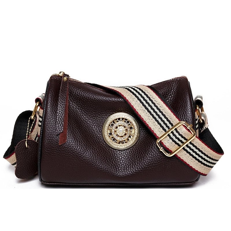 Women's Small All Seasons Leather Vintage Style Classic Style Square Bag