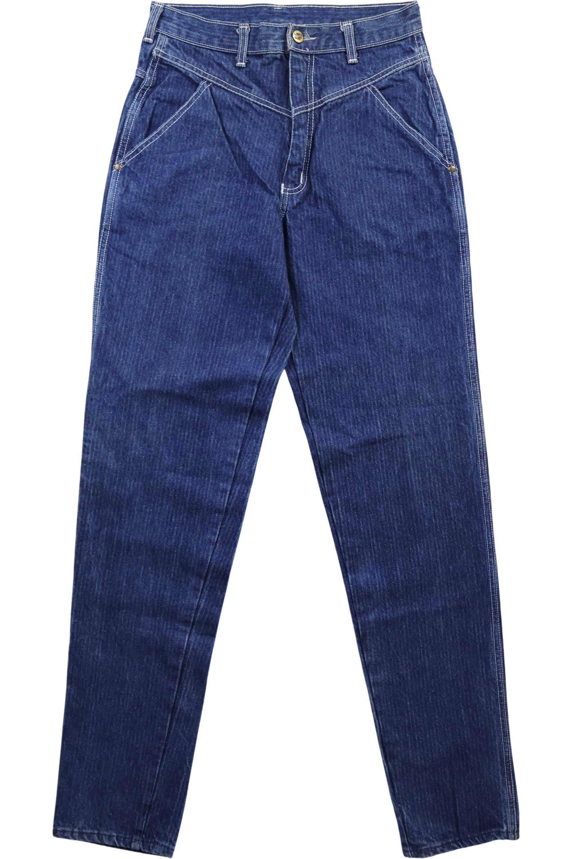 1980s King Denim Jeans with White Stitching