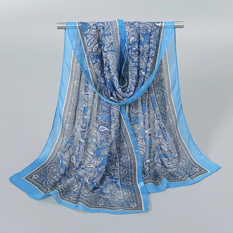 Women's Streetwear Solid Color Chiffon Scarves & Gloves
