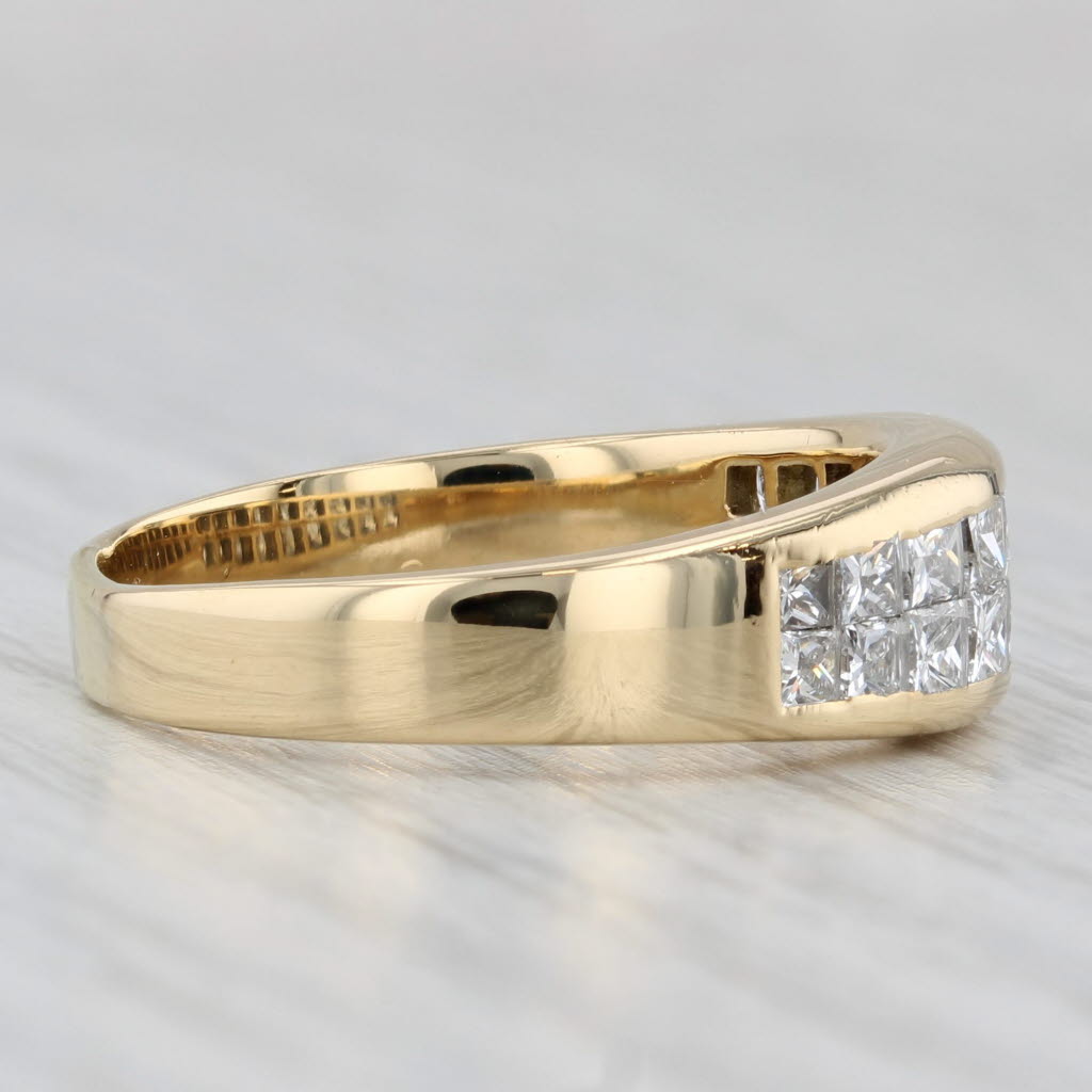 0.59ctw Diamond Ring 18k Yellow Gold Size 8.5 Wedding Band