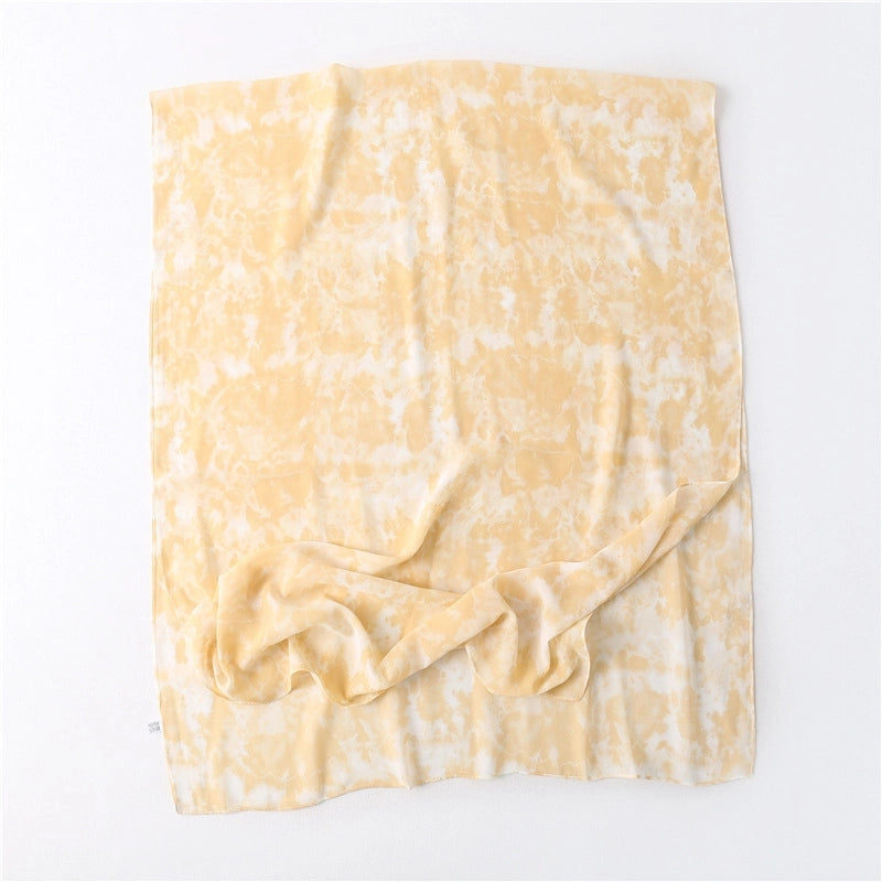 Women's Minimalist Tie Dye Chiffon Scarf