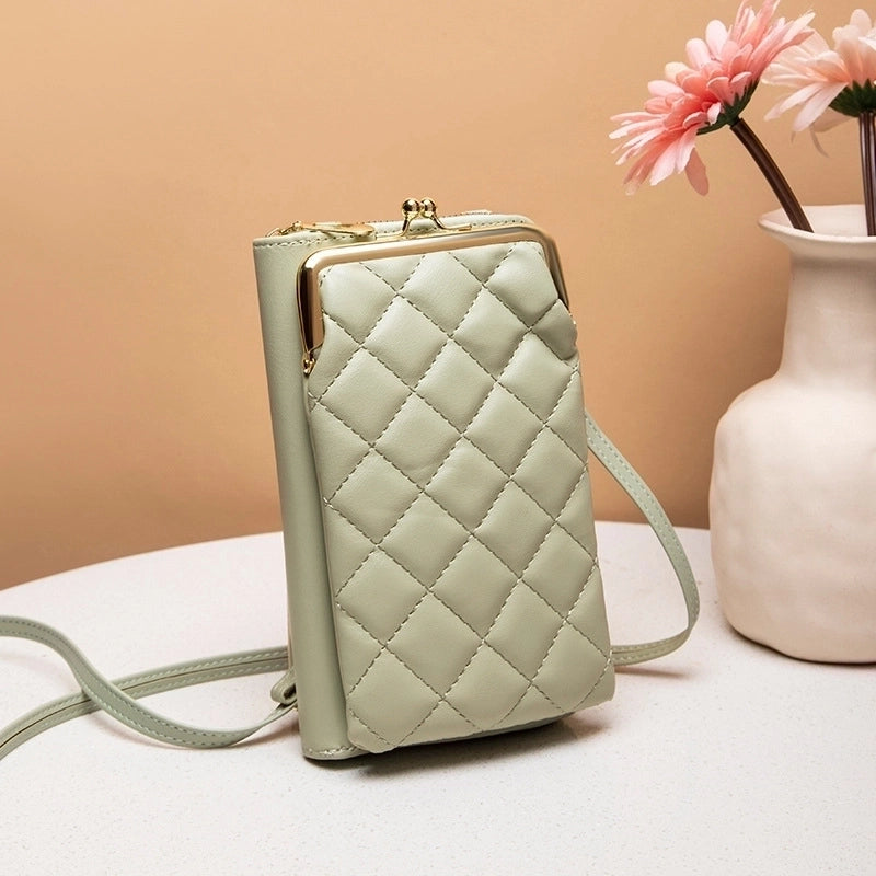 Women's Mini All Seasons Pu Leather Classic Style Phone Wallet