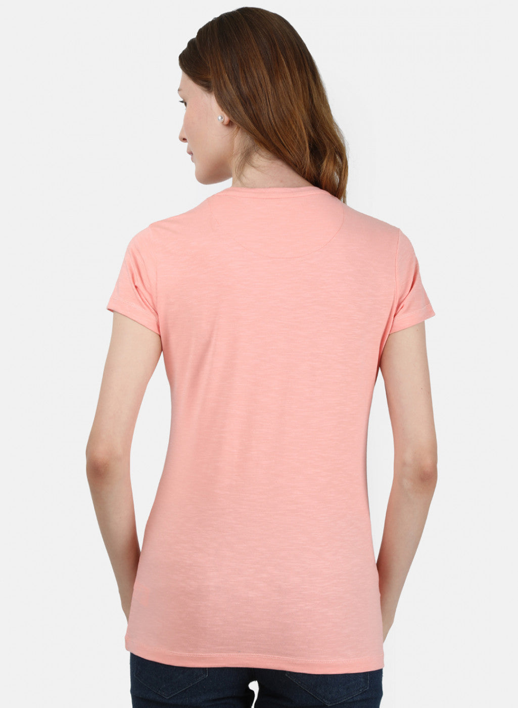 Womens Baby Pink Printed Top