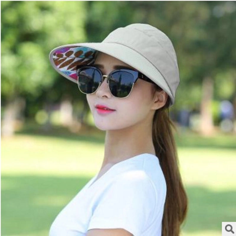 Women's Elegant Basic Minimalist Flower Big Eaves Sun Hat