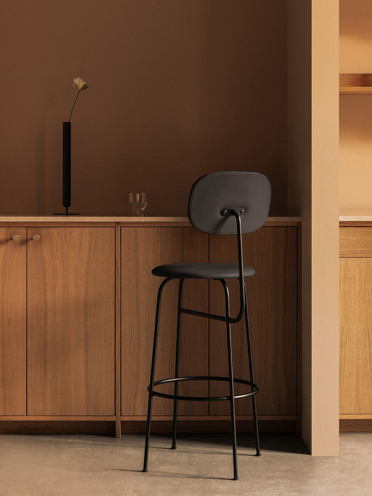 Counter Chair. Fully Upholstered