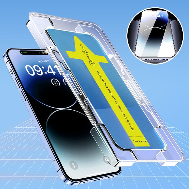 💥Last Day Buy 2 Get 1 Free📱Premium Tempered Glass Screen Protector & Installation Kit for iPhone16-11 Series