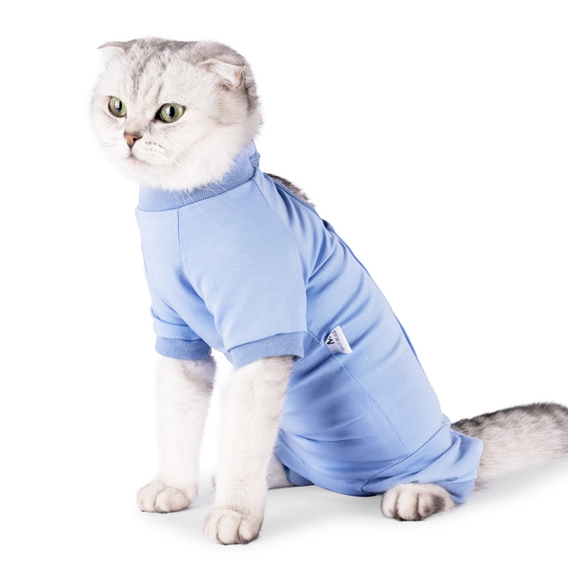 New Pet Clothes Cat Sterilization Clothes Post-operation Recovery Female Cat Weaning Clothes Fully Surrounded Easy To Wear Off Cat Clothes