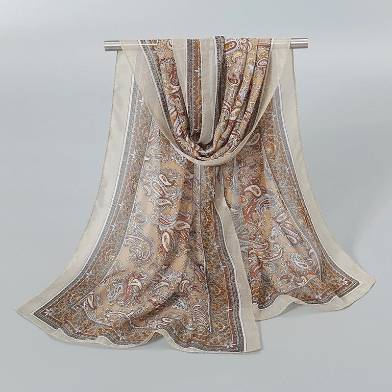 Women's Streetwear Solid Color Chiffon Scarves & Gloves