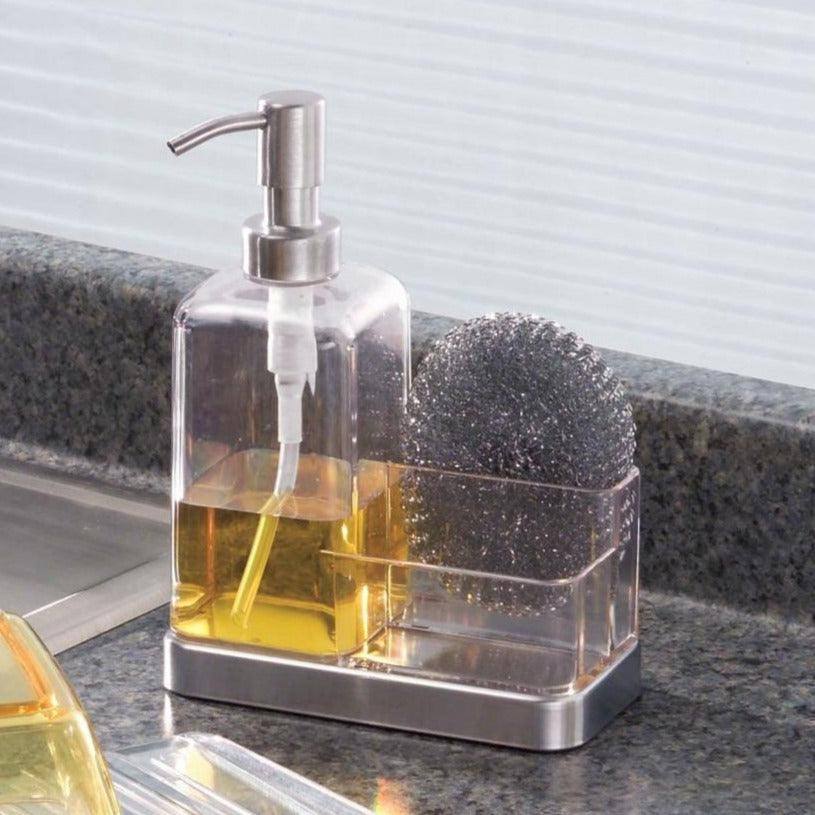 Forma Soap and Sponge Caddy - Clear