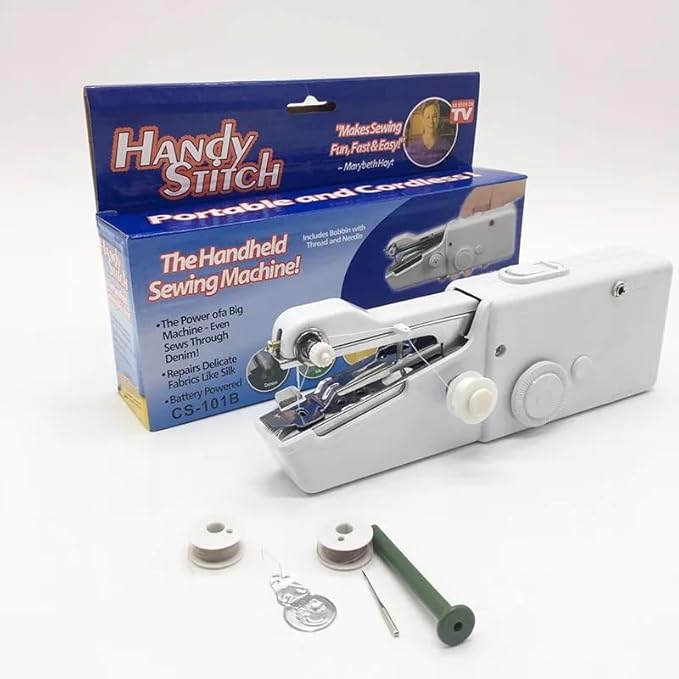 PORTABLE HANDHELD SEWING MACHINE FOR QUICK AND EASY REPAIRS