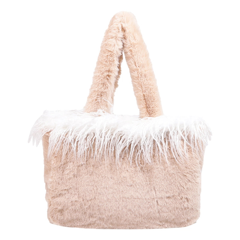 Shoulder Bag Plush Bag Large Capacity Totes Fashion Simple Trendy Temperament Underarm Bag