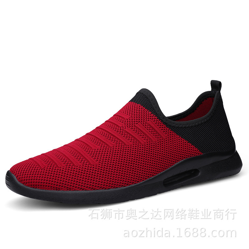 flats Mens Casual Shoes Men Slip-on Sock Sneakers Breathable Light Leisue Walking Jogging Running Tenis Masculino Adulto