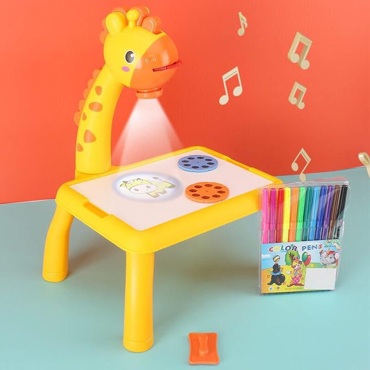 CHILDREN GIRAFFE PROJECTION DRAWING BOARD