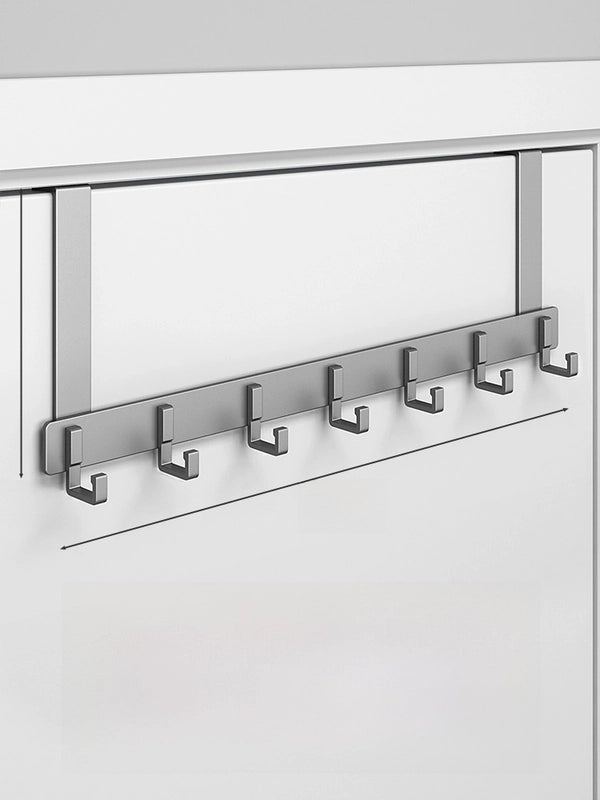 Hook Behind The Door Without Punching Hangers Clothes Storage Rack For Clothes Entry Door Upper Hanging Frame Wall Hanging Clothes Hook Door Back Type