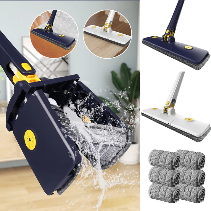 Hand Twist Flat Mop Dual Use Squeeze Mop