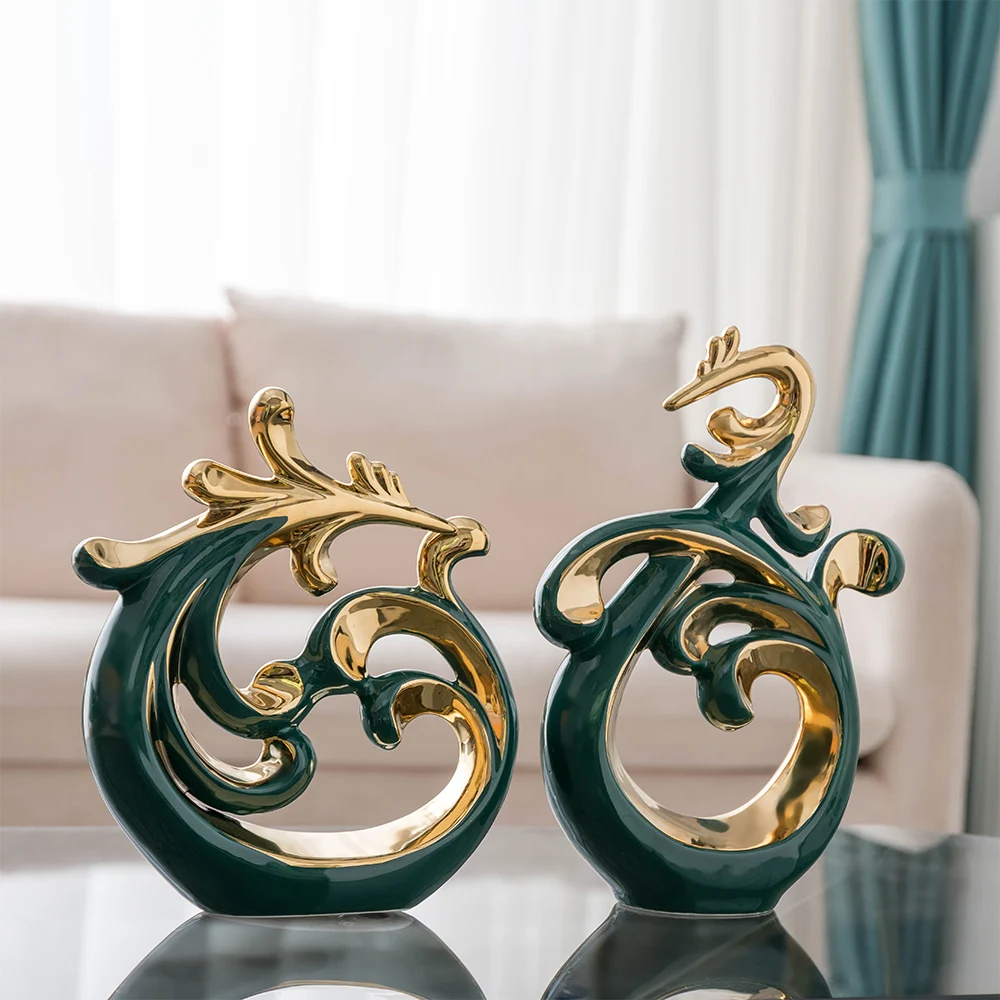 nordic home decor Flourishing Art Desktop ornaments home decor modern ceramics crafts living room office home decorative items