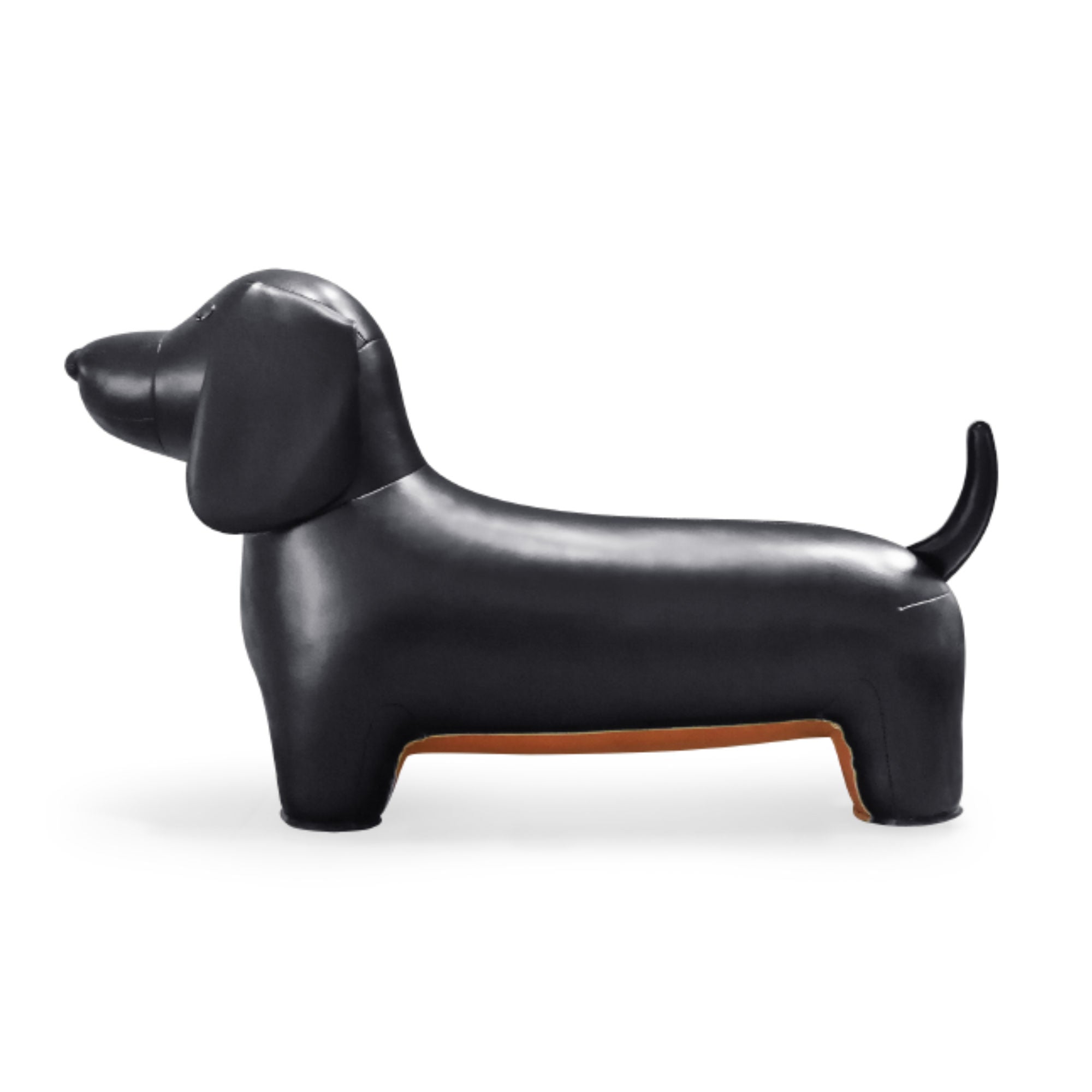 Zuny Large Teckel Animal Stool. Black