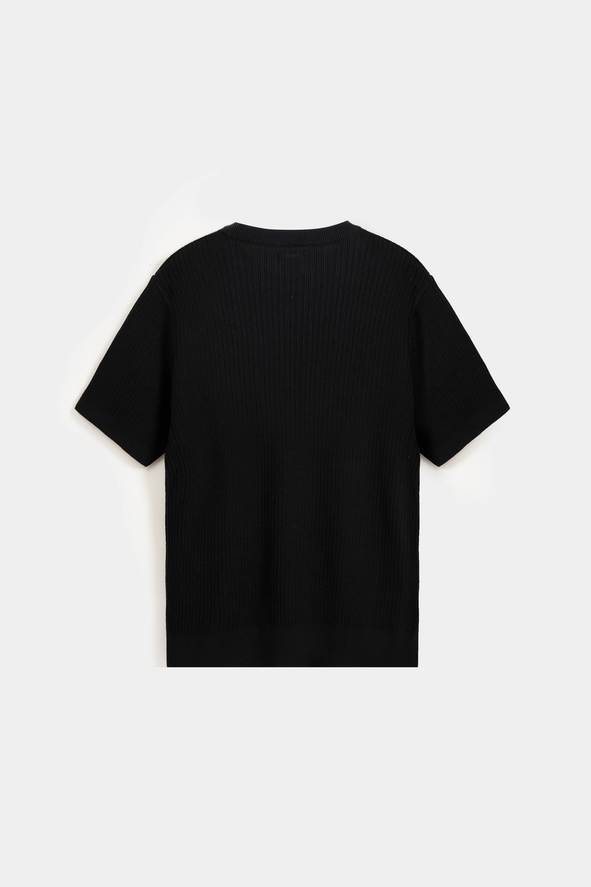 Jacquard Knitted T-shirt