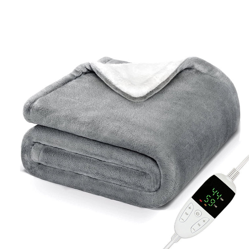 Casual Solid Color Flannel Fabric Electric Blanket Bedding
