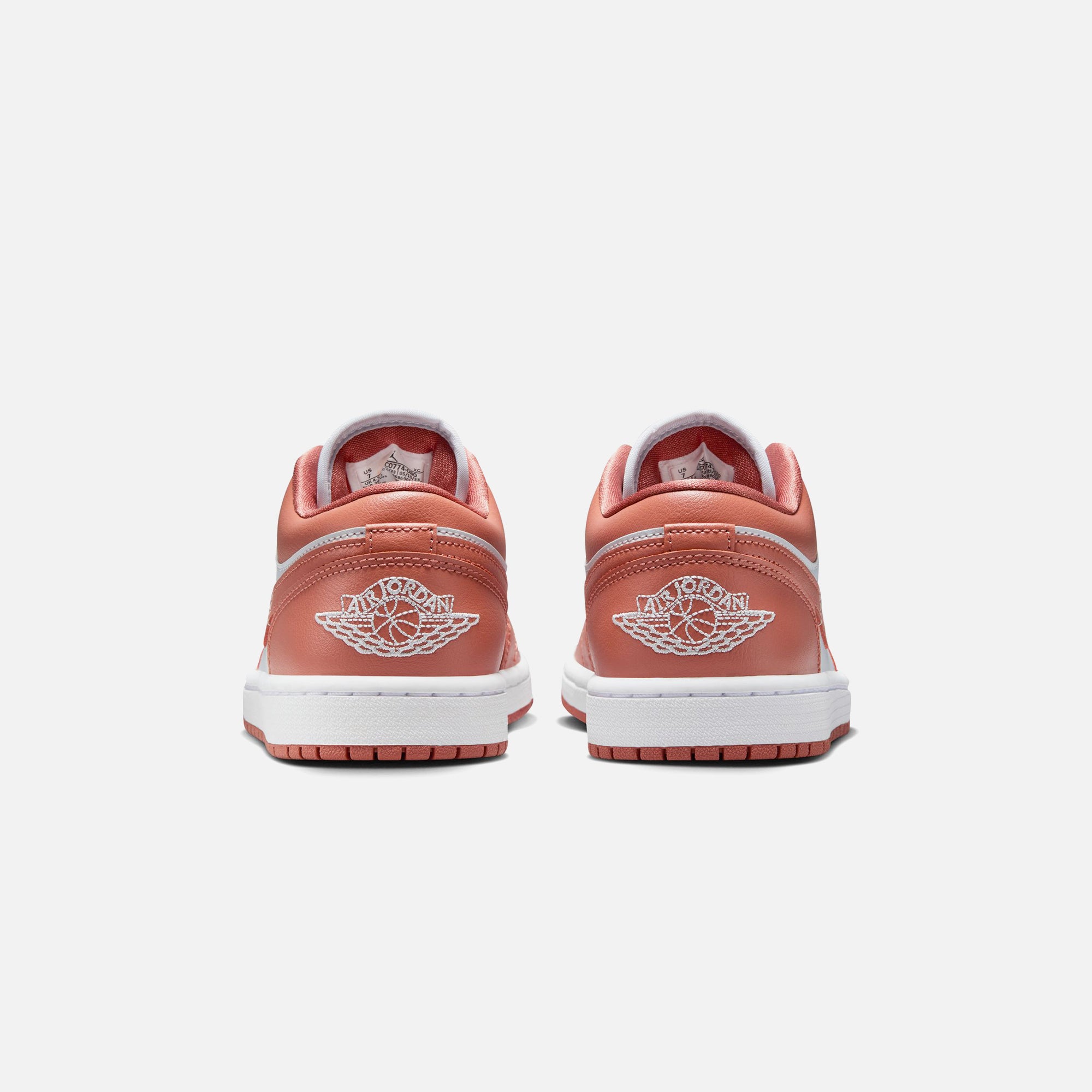 Jordan WMNS Air Jordan 1 Low - Pure Platinum / Sky J Orange / White