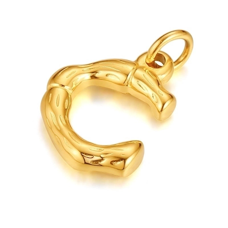 Fashion Letter 201 Stainless Steel 18K Gold Plated Polishing Plating Stainless Steel Necklaces