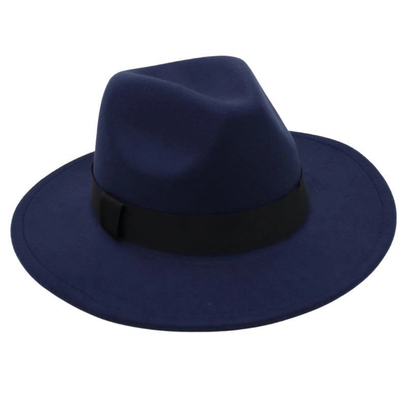 Beach Ferdo Hat Tie-dyed Top Hat Jazz Hat Men And Women Felt Hat Temperament Woolen Hat Trend