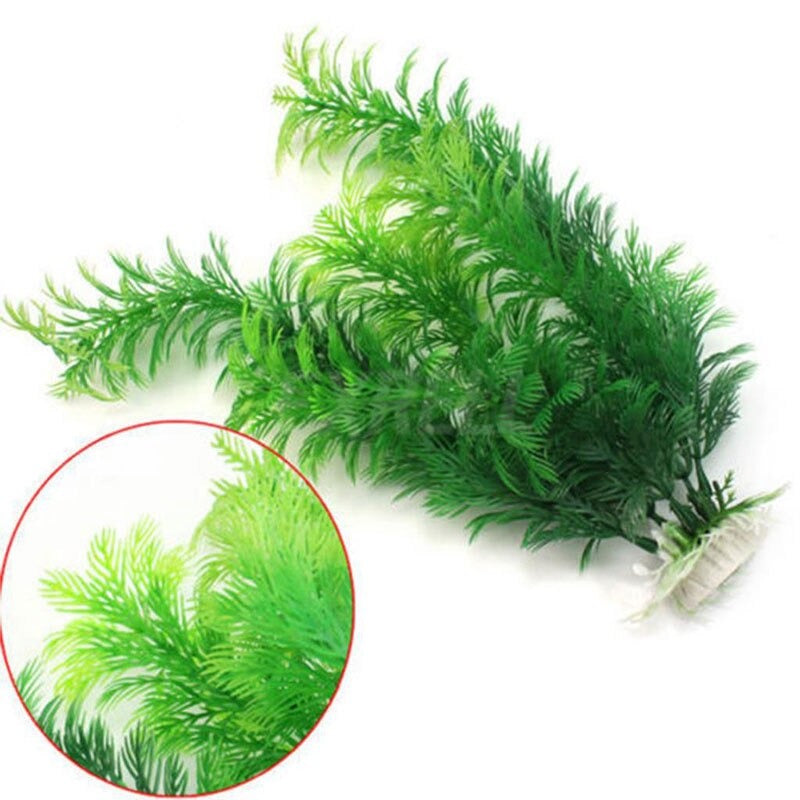 Plastic Green Aquarium Ornament
