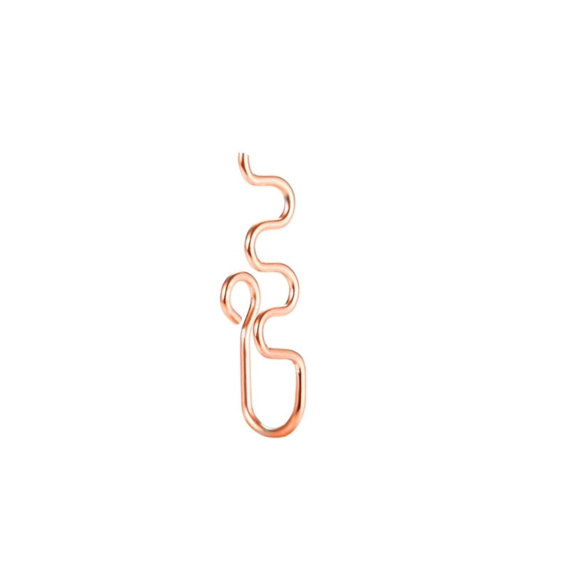 Fashion U Shape Stainless Steel Plating Nose Ring 1 Piece