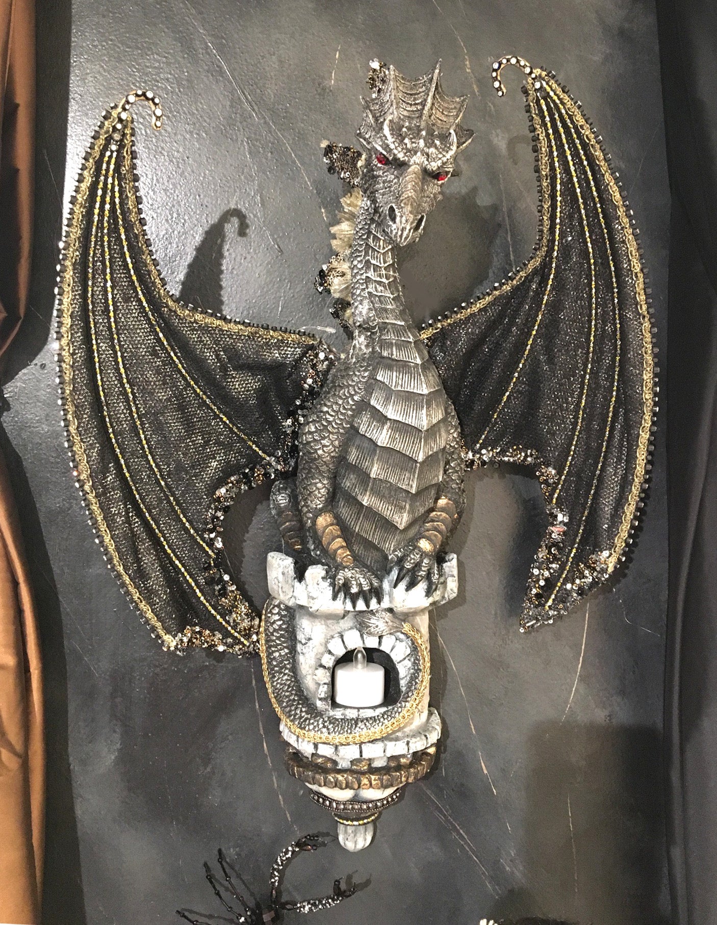 Dragon Turret Sconce