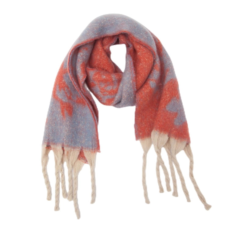 Women's Vintage Style Flower Polyester Scarf